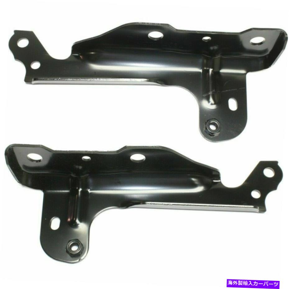 hinge 2つの新しいセットシボレーシルバード2014-2017左＆右側のフードヒンジ New Set Of 2 Fits CHEVROLET SILVERADO 2014-2017 Left & Right Side Hood Hinge【並行輸入品】