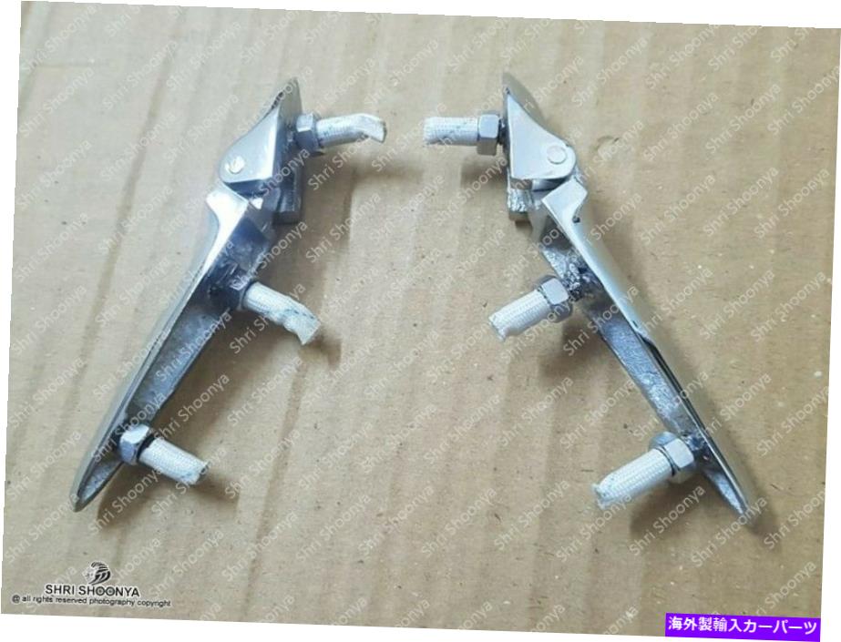 hinge OEM高品質のボンネットフードヒンジセットクロムメッキペア5 \