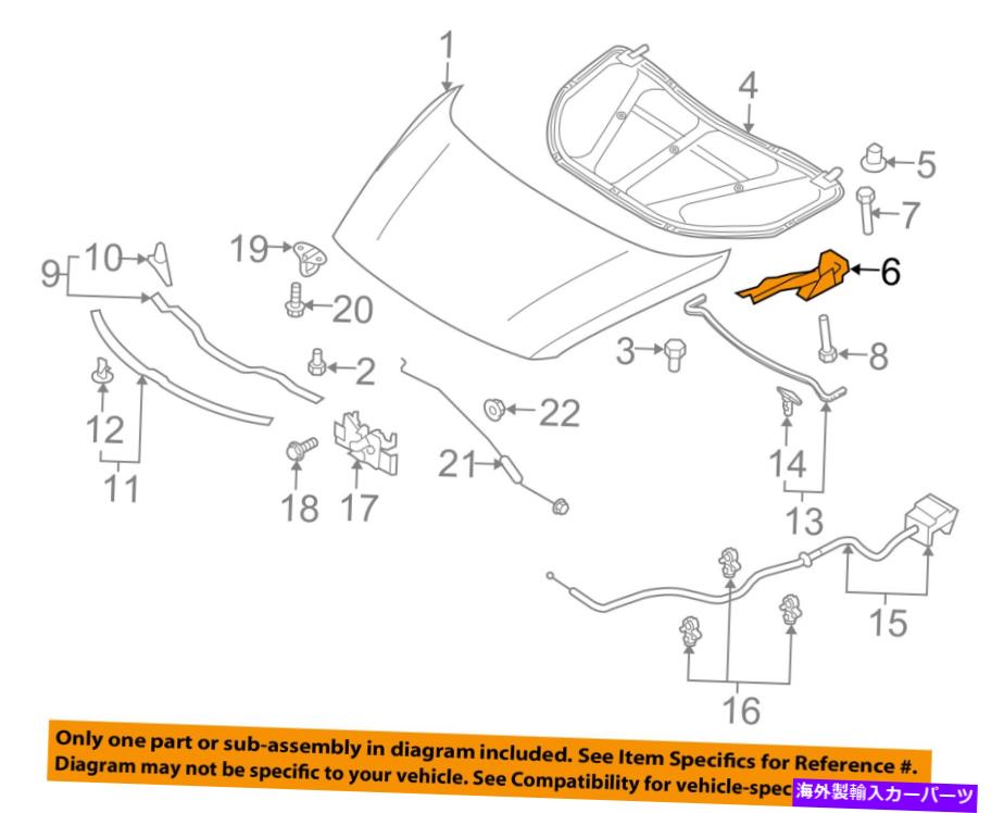 hinge Mazda OEM 16-18 CX-9フードヒンジ右TK4852410 MAZDA OEM 16-18 CX-9 Hood-Hinge Right TK4852410【並行輸入品】