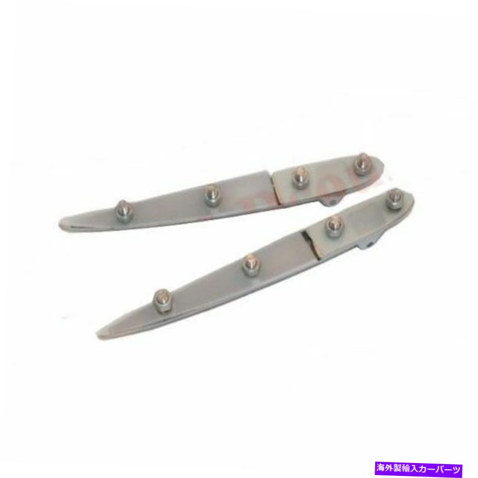 hinge ボンネットフードヒンジセット +ワッシャークロムメッキペアモリスオックスフォード2ユニットS2U Bonnet Hood Hinges Set + Washers Chrome Plated Pair Morris Oxford 2 Units S2u【並行輸入品】