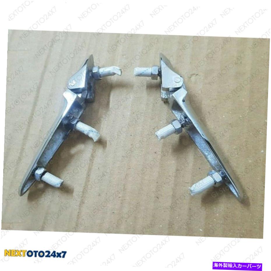 hinge OEM高品質のボンネットフードヒンジセットクロムメッキペア5 \