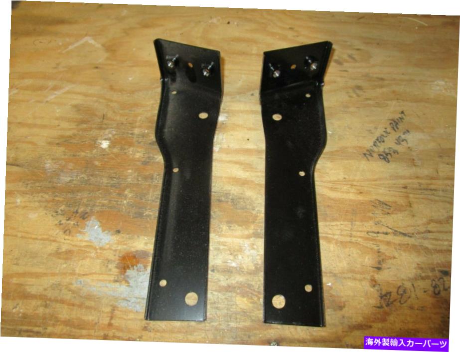 hinge 63/67コルベットインナーフェンダーフードヒンジ補強板2新機能! 427 327 63/67 corvette inner fender hood hinge reinforcement plates 2 NEW! 427 327【並行輸入品】