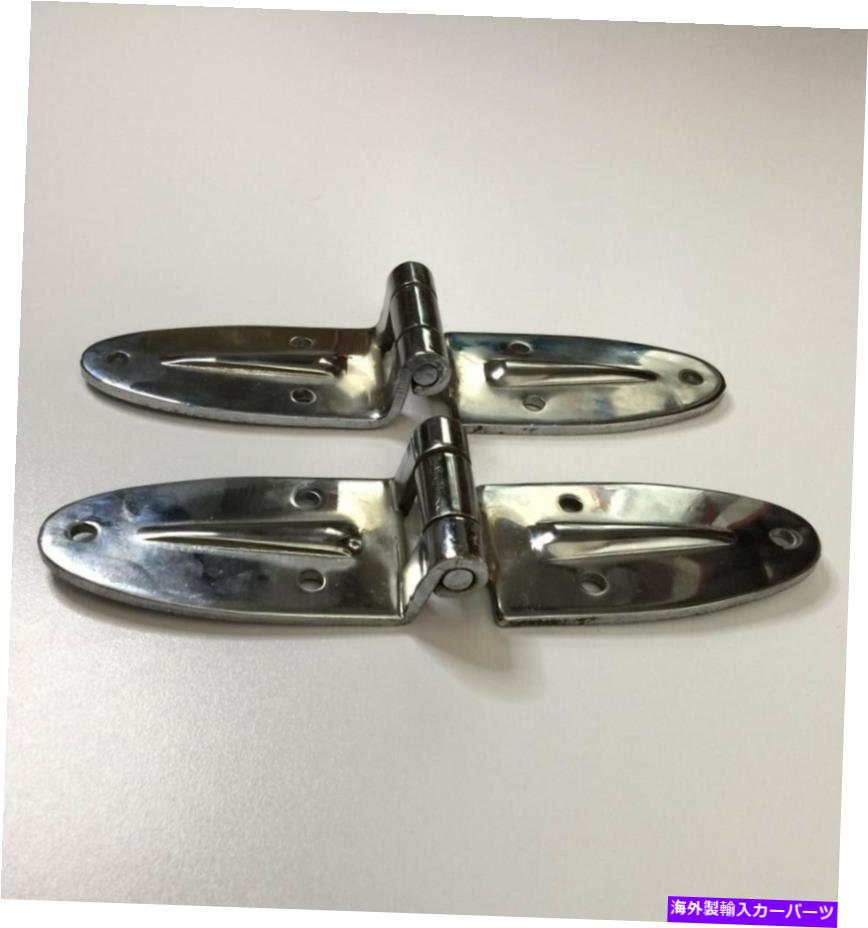 hinge トヨタランドクルーザーFJ40 BJ40フードヒンジLH&RHペア1969-1986 PARに適合 Fits For Toyota Land Cruiser FJ40 BJ40 Hood Hinges LH & RH PAIR 1969-1986 Par【並行輸入品】