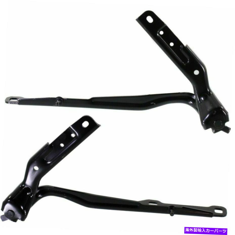 hinge 2つのフードヒンジドライバーと乗客側LH RH CH1236118 CH1236117ペアの新しいセット New Set of 2 Hood Hinges Driver & Passenger Side LH RH CH1236118 CH1236117 Pair【並行輸入品】