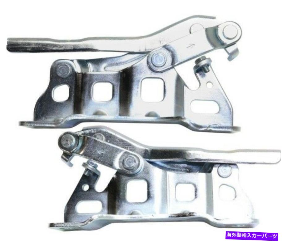 hinge 16-21 Tucson HY1236162 HY12361用の新しいドライバーと助手席のフードヒンジセット New Driver & Passenger Side Hood Hinge Set For 16-21 Tucson HY1236162 HY12361【並行輸入品】