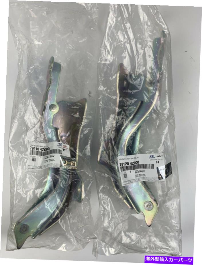 hinge フードヒンジサンタフェスポーツ2013?2018右＆左側新しいオリジナルヒュンダイ Hood Hinge Santa Fe Sport 2013 to 2018 Right & Left Sides New Original Hyundai【並行輸入品】