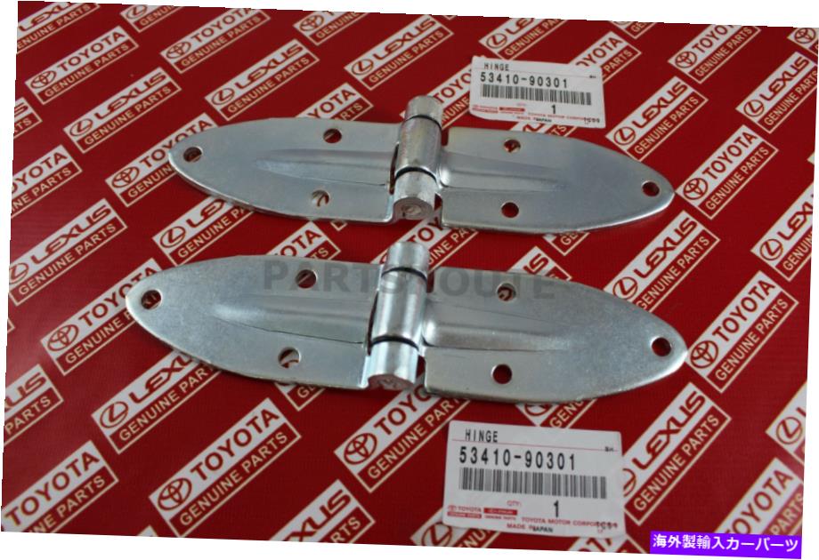 hinge トヨタランドクルーザーFJ40 BJ40 OEM本物のフードヒンジLH＆RHペア1969-1986 Toyota Land Cruiser FJ40 BJ40 OEM Genuine Hood Hinges LH & RH PAIR 1969-1986【並行輸入品】