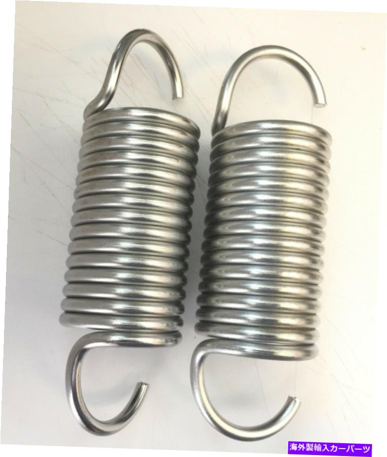 hinge 1967-72シボレーGMCトラック用のステンレススチールフードヒンジスプリングスペアセット Stainless Steel HOOD HINGE SPRINGS pair set for 1967-72 CHEVROLET GMC TRUCK【並行輸入品】