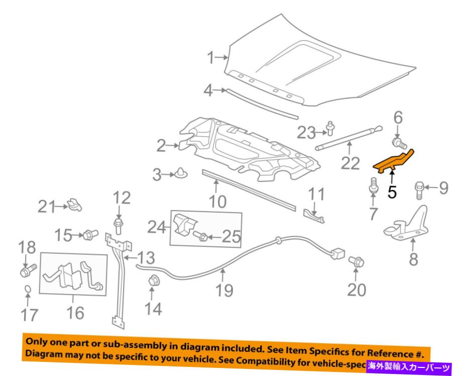 hinge GMC GM OEM 07-12 Acadia Hood-upper Hinge左15865960 GMC GM OEM 07-12 Acadia Hood-Upper Hinge Left 15865960【並行輸入品】