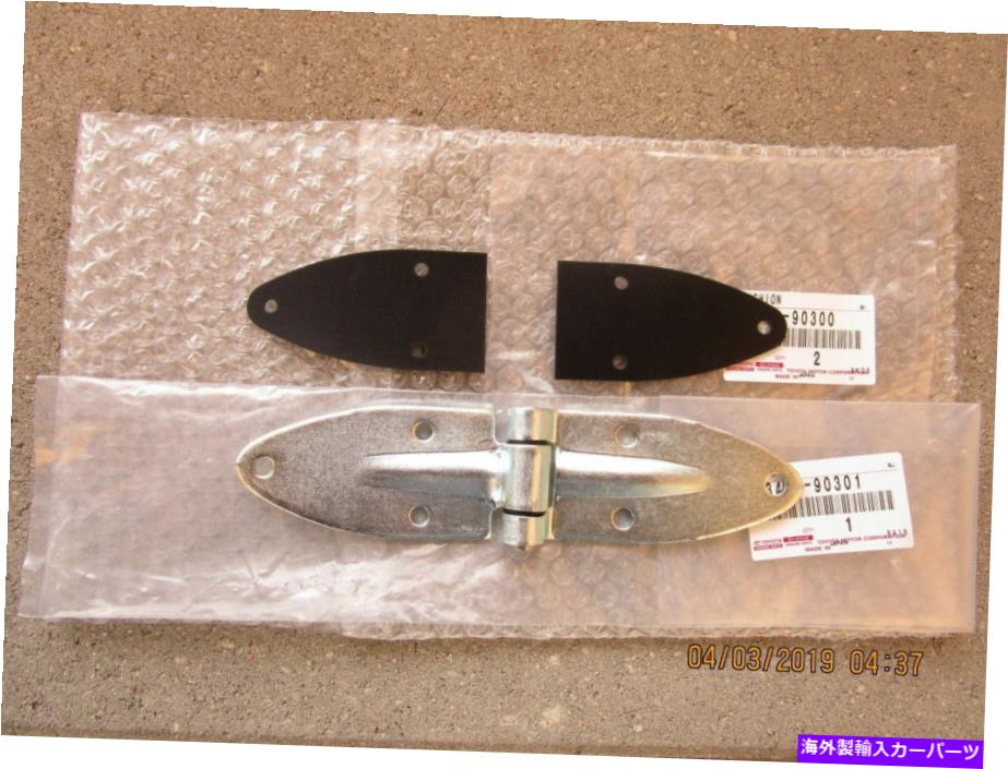 hinge フィット：69-83トヨタランドクルーザーFJ40フードヒンジ付きクッションシールQTY 1 NEW FITS: 69 - 83 TOYOTA LAND CRUISER FJ40 HOOD HINGE WITH CUSHIONS SEAL QTY 1 NEW【並行輸入品】