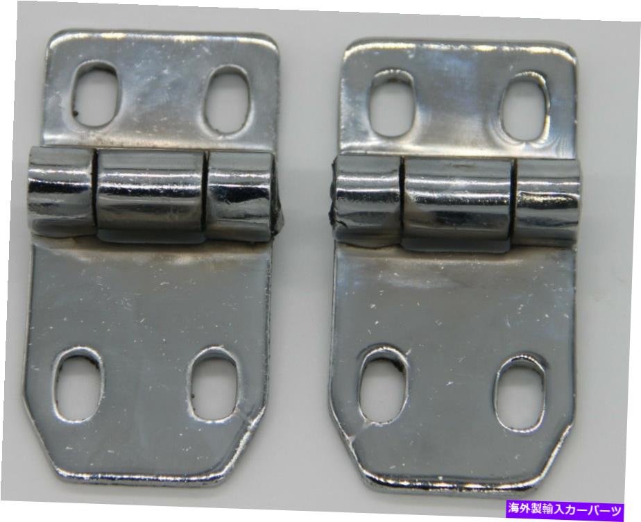 hinge スズキLJ80フードボンネットヒンジセットに適合します Fits Suzuki LJ80 Hood Bonnet Hinges Set【並行輸入品】