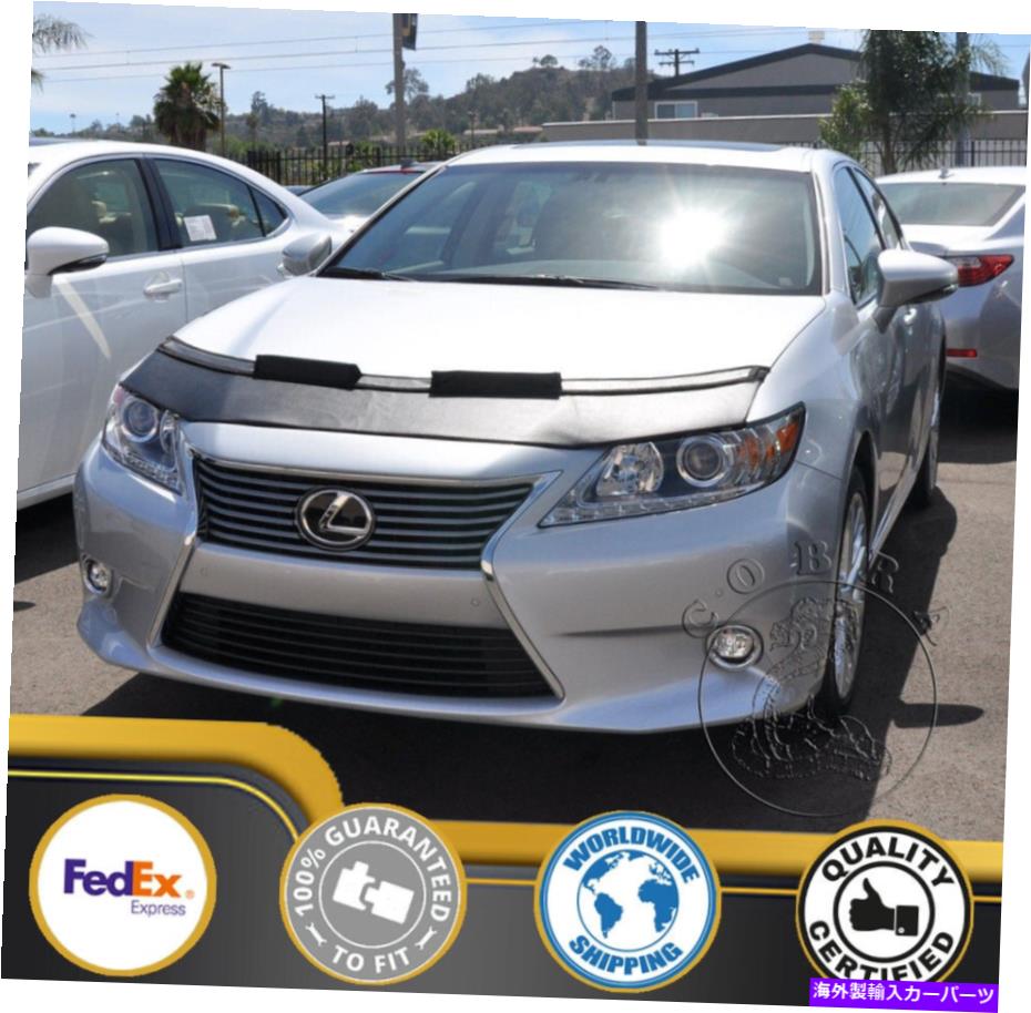 カーカバー レクサスES350 ES 2013 2015 2016 2017 2018のカーボンネットフッドブラジャー Car Bonnet Hood Bra For Lexus ES350 ES 2013 2014 2015 2016 2017 2018【並行輸入品】