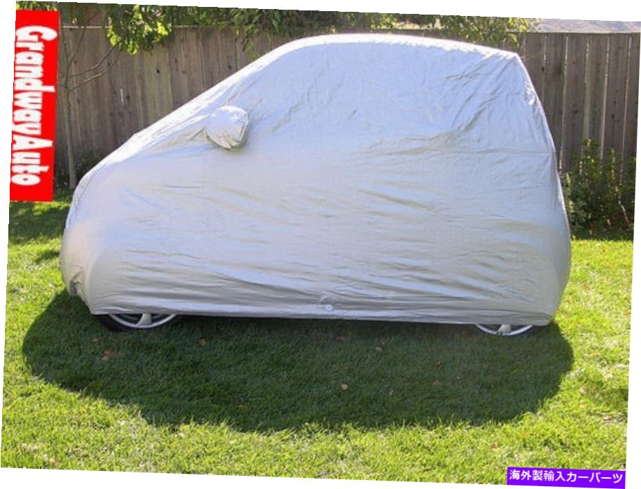 カーカバー フルカバー防水屋外雨太陽UVスマートフォートウベンツスライバーに耐性 Full Cover Waterproof Outdoor Rain Sun UV Resistant For Smart Fortwo Benz Sliver【並行輸入品】 41,685円
