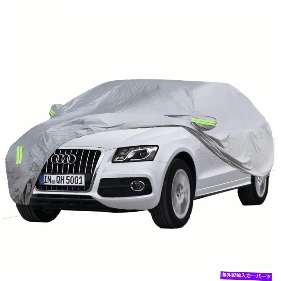 カーカバー 190tユニバーサルフルSUVカバー防水防水UV耐性屋外M/L 190T Universal Full SUV Cover Waterproof Dust-proof UV Resistant Outdoor M/L【並行輸入品】