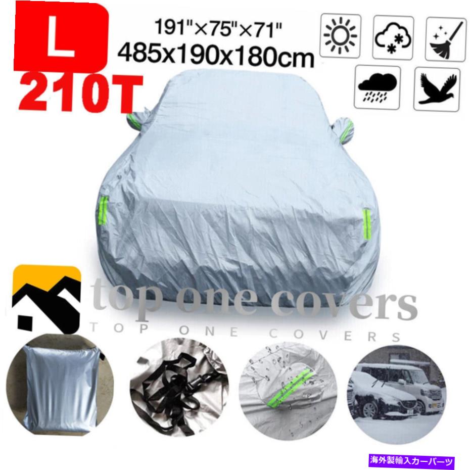 カーカバー フルカーカバーSUV屋外防水太陽ダストジープラングラーのUV保護 Full Car Cover SUV Outdoor Waterproof Sun Dust UV Protection For Jeep Wrangler【並行輸入品】