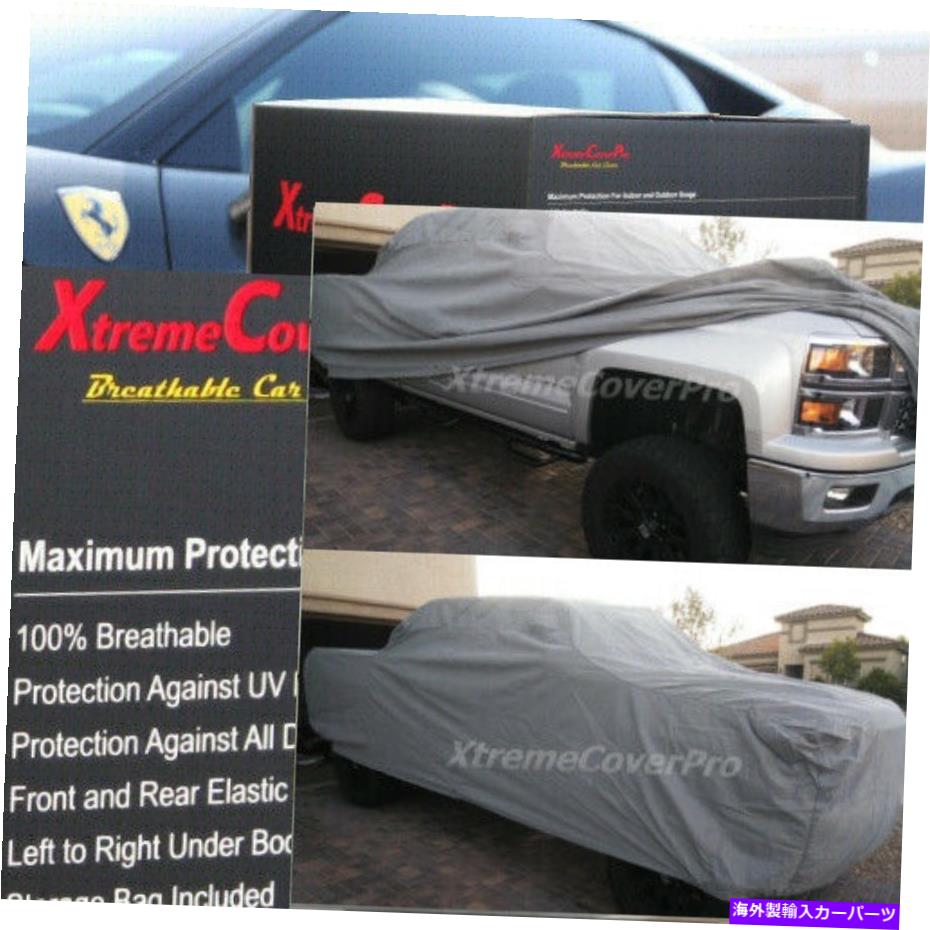 カーカバー 2007 2008 Chevy Silverado 1500 Crew Cab 5.8ftショートボックストラックカバーW/Fleece Dar 2007 2008 Chevy Silverado 1500 Crew Cab 5.8ft Short Box Truck Cover w/Fleece Dar【並行輸入品】