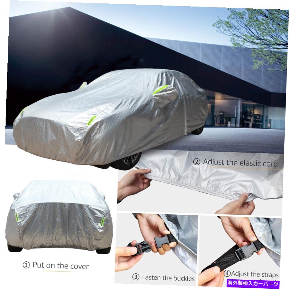 カーカバー フルカーカバー防水防塵屋外UV保護セダンのすべての天気 Full Car Cover Waterproof Dustproof Outdoor UV Protection All Weather For Sedan【並行輸入品】|Us Custom Parts Shop USDM