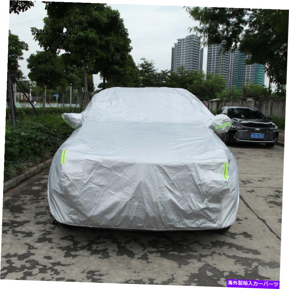 カーカバー 防水SUVフルカーカバー通気性太陽UVレインスノーダストスクラッチ抵抗性 Waterproof SUV Full Car Cover Breathable Sun UV Rain Snow Dust Scratch Resistant【並行輸入品】