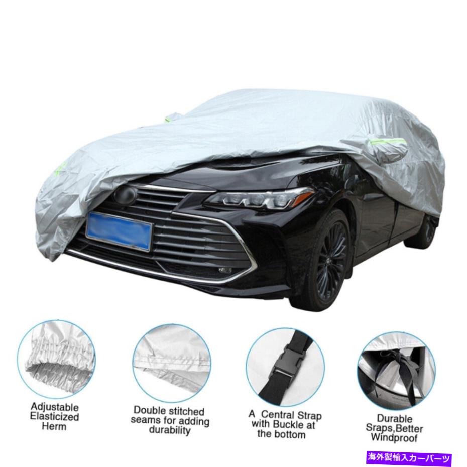 カーカバー フルカーカバー防水ダストスノーUV耐性屋外のすべての気象保護 Full Car Cover Waterproof Dust Snow UV Resistant Outdoor All Weather Protection【並行輸入品】