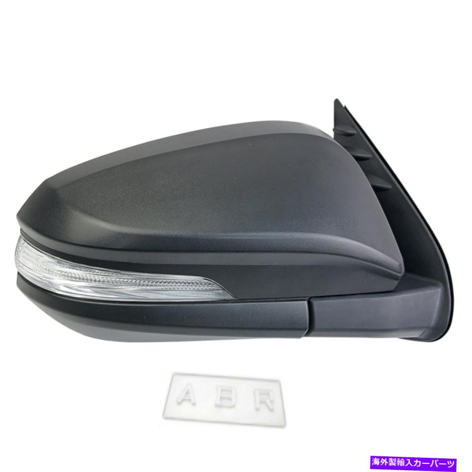 USミラー トヨタハイラックスレヴォガン136 2015-onのフロント右ブラックエレクトリックドアサイドミラー Front Right Black Electric Door Side Mirror For Toyota Hilux REVO GUN136 2015-ON【並行輸入品】