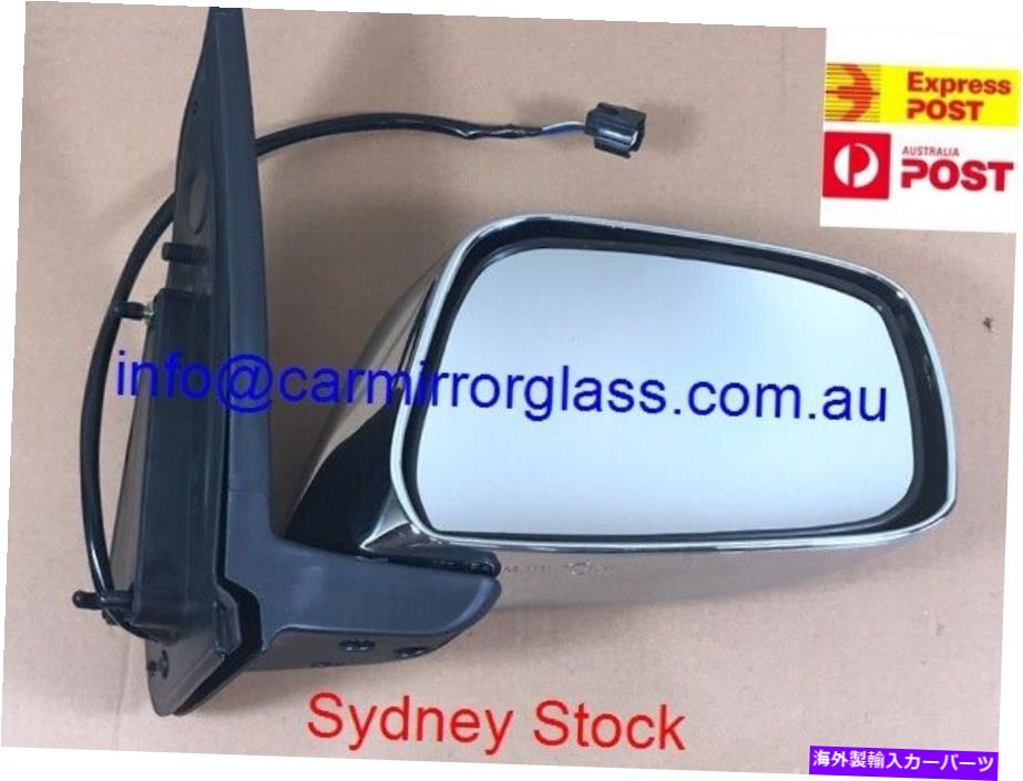 USミラー 日産ナバラの新しいドアミラーD40 2005-2015右側（エレクトリッククロム）スパ NEW DOOR MIRROR FOR NISSAN NAVARA D40 2005-2015 RIGHT SIDE (ELECTRIC CHROME) SPA【並行輸入品】