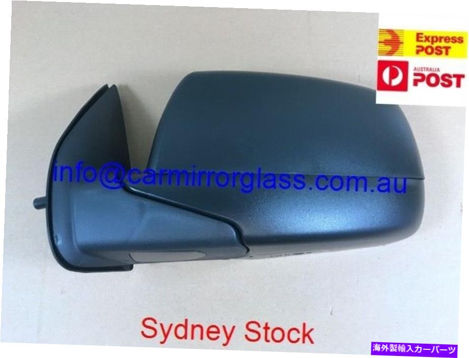USミラー マツダBT-50のドアミラーUN 07/2008-09/2011左側（黒、電気アジャス DOOR MIRROR FOR MAZDA BT-50 UN 07/2008-09/2011 LEFT SIDE (BLACK, ELECTRIC ADJUS【並行輸入品】