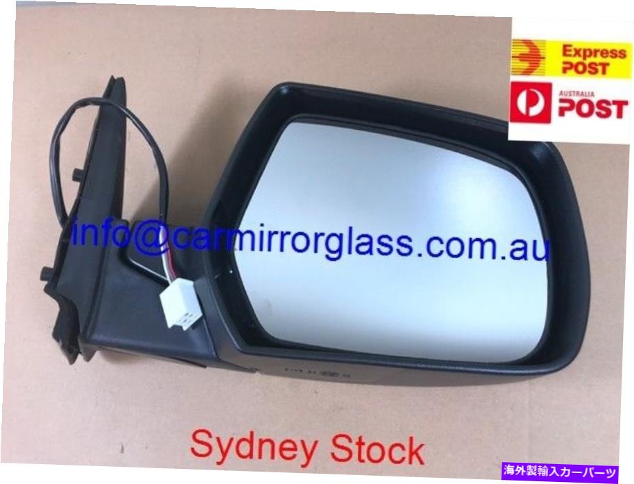 USミラー Mazda BT-50 2006-2011のドアミラー右ドライバー側（Chrome、Electric Adj DOOR MIRROR FOR MAZDA BT-50 2006-2011 RIGHT DRIVER SIDE (CHROME, ELECTRIC ADJ【並行輸入品】