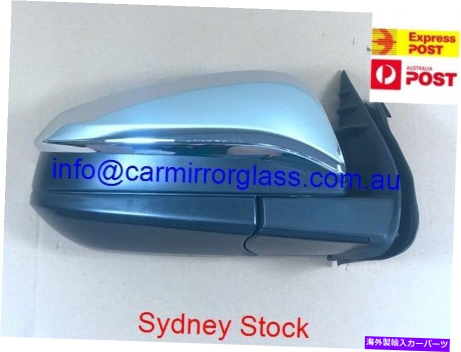 USミラー トヨタハイラックス2015以降の右側の新しいドアミラー（クロム、マニュアル） NEW DOOR MIRROR FOR TOYOTA HILUX 2015 Onward RIGHT SIDE (CHROME, MANUAL)【並行輸入品】