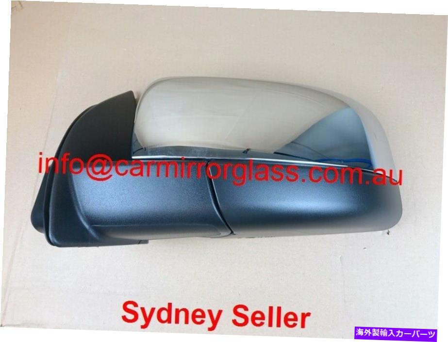 USミラー フォードレンジャーPX 2012-2016 Ser1左側の新しいドアミラー（マニュアル、クロム） NEW DOOR MIRROR FOR FORD RANGER PX 2012 - 2016 SER1 LEFT SIDE (MANUAL, CHROME)【並行輸入品】