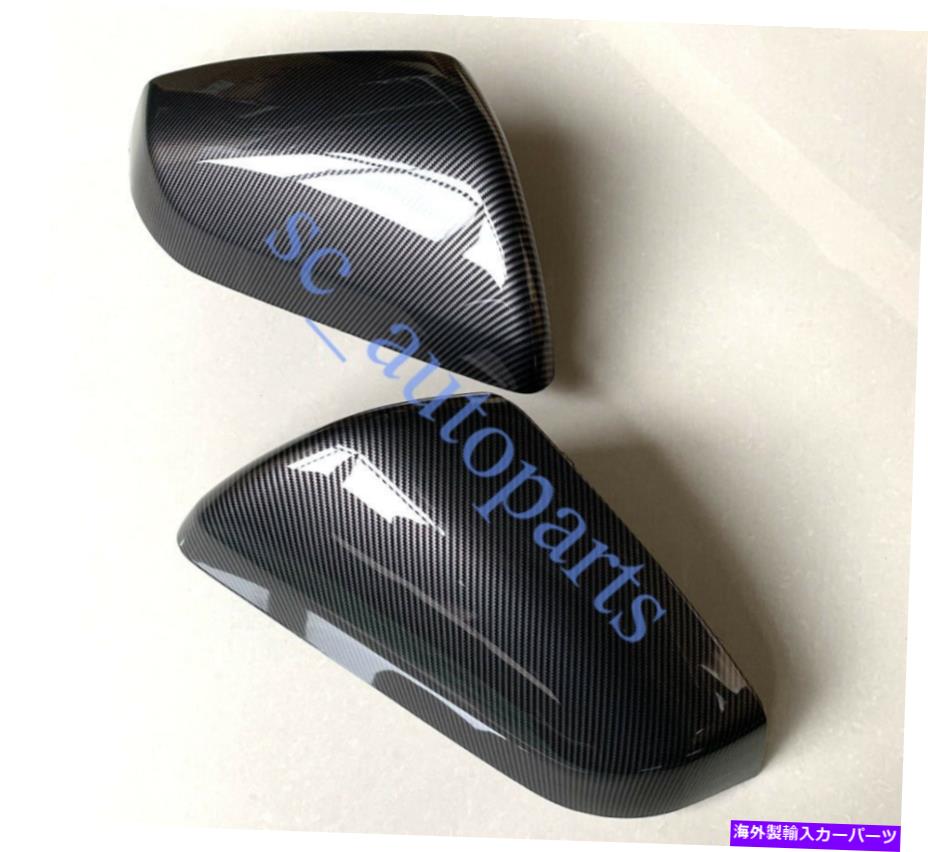 USミラー シボレーのための2018-2022 equinoxカーボンファイバースタイルのサイドミラーカバーy 2018-2022 For Chevrolet Equinox Carbon Fiber Style Side Mirror Cover Replace y【並行輸入品】