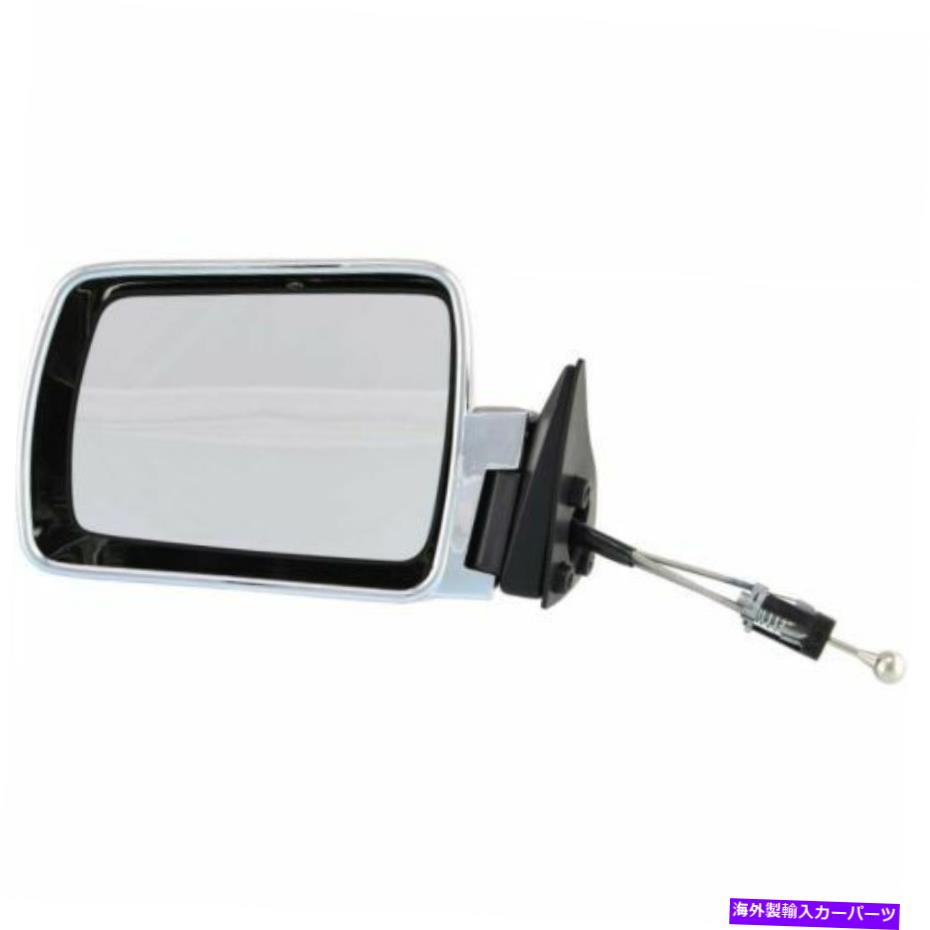 USミラー チェロキー84-96の場合、ドライバーサイドミラー、クロム For Cherokee 84-96, Driver Side Mirror, Chrome【並行輸入品】