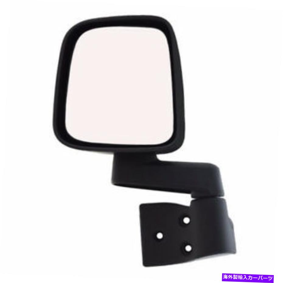 USミラー 新しいドライバー/左サイドミラー - ジープラングラーTJ、03-06、CH1320240用プライマー New Driver/Left Side Mirror - Primered, For Jeep Wrangler TJ, 03-06, CH1320240【並行輸入品】