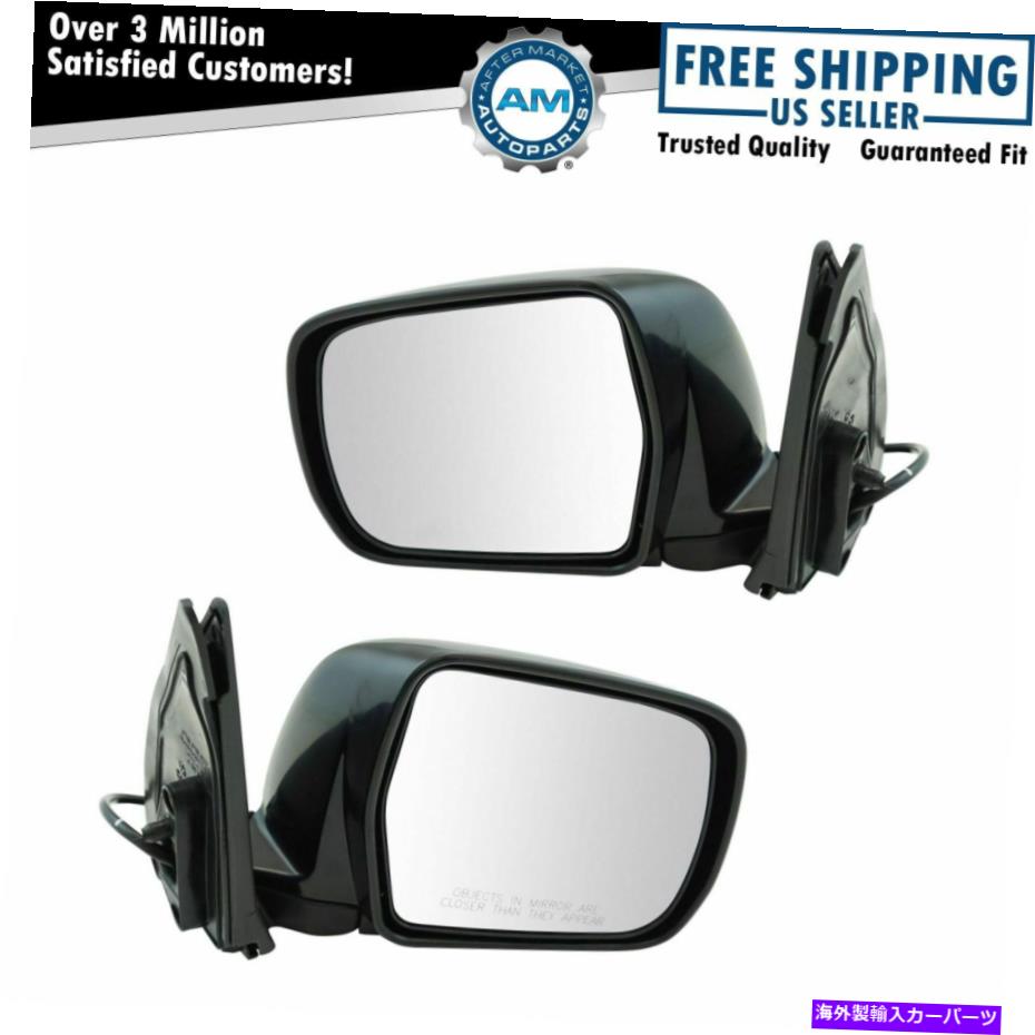 USミラー 01-07のトヨタハイランダー用のパワー加熱サイドビューミラーLH＆RHペアセット2 Power Heated Side View Mirrors LH & RH Pair Set of 2 for 01-07 Toyota Highlander【並行輸入品】