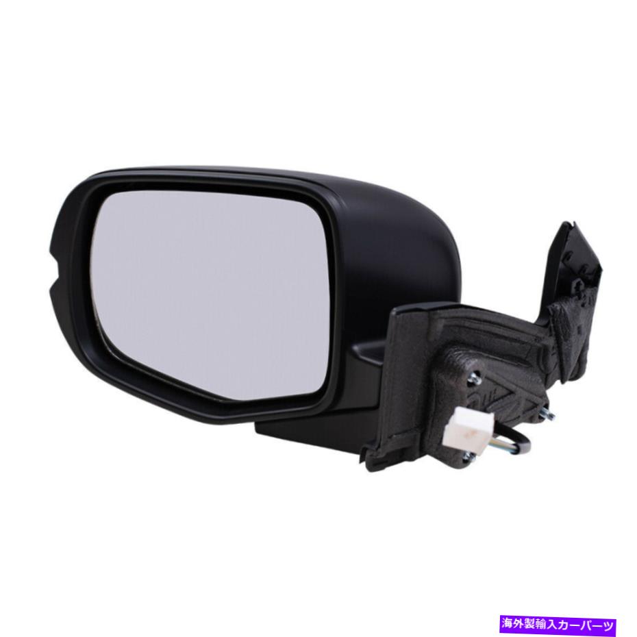 USミラー エクステリアドアミラーフィット2017 2018 2019ホンダパイロットドライバーサイドパワーテクスチャ Exterior Door Mirror fits 2017 2018 2019 Honda Pilot Driver Side Power Textured【並行輸入品】