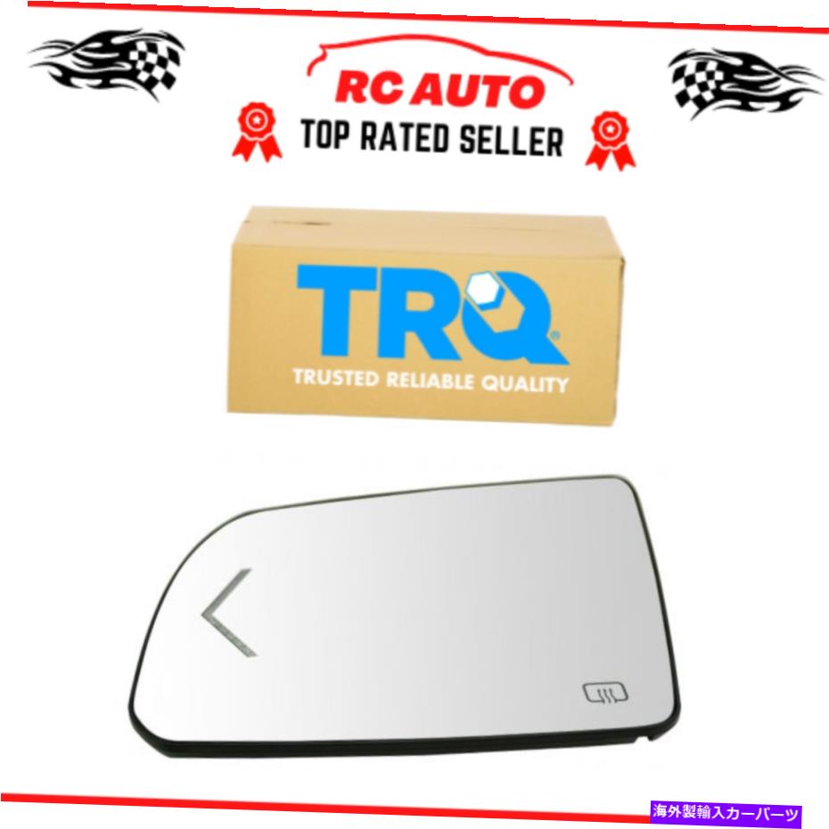USミラー TRQサイドビューミラーガラス加熱ターンシグナル付きの逆方向のターンシグナル付きLH TRQ Side View Mirror Glass Heated Turn Signal w/ Backing Plate LH for Sequoia【並行輸入品】