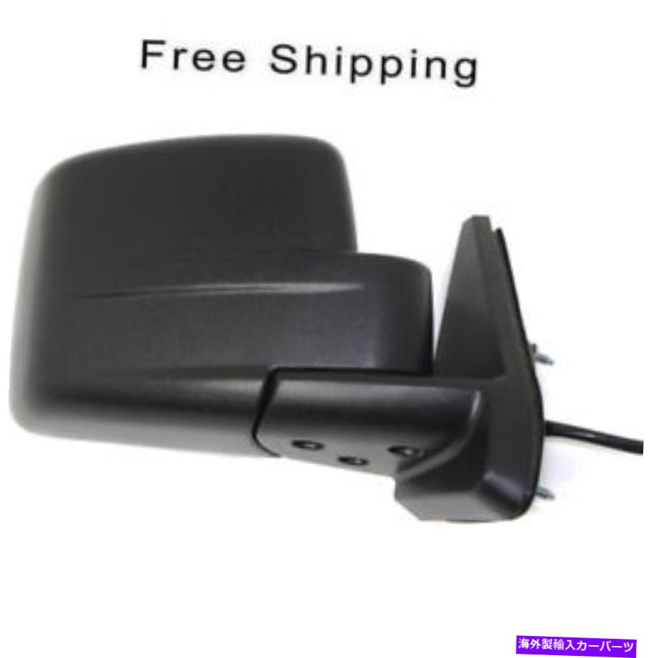 USミラー RHサイドテクスチャブラックパワーヒートミラーはジープパトリオットCH1321283に適合します RH Side Textured Black Power Heated Mirror Fits Jeep Patriot CH1321283【並行輸入品】