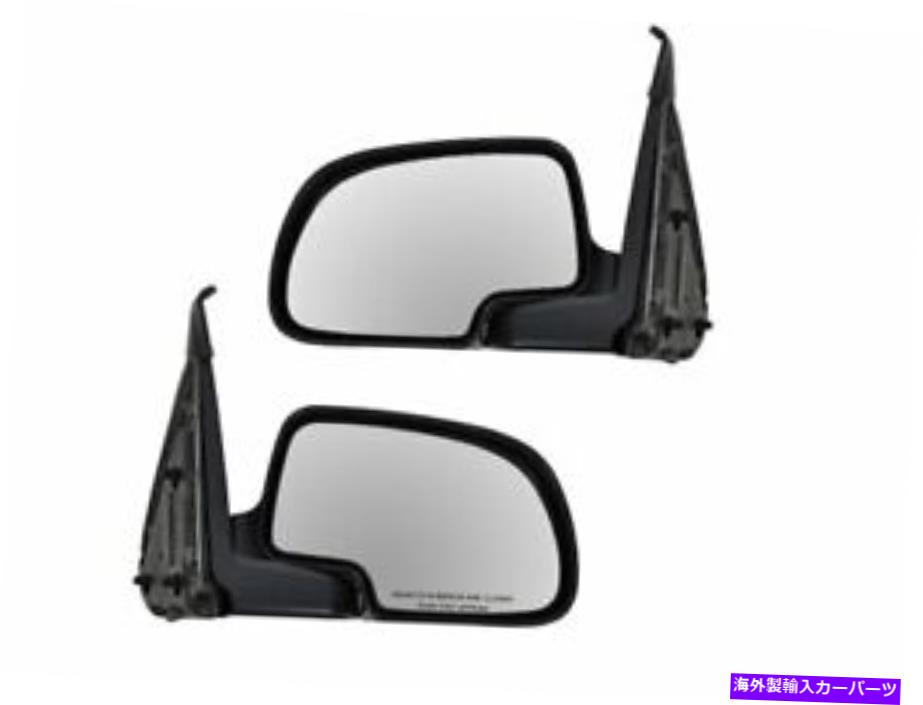 USミラー TRQドアミラーセットは、シボレータホ2000-2001 14GVXTに適合します TRQ Door Mirror Set fits Chevy Tahoe 2000-2001 14GVXT【並行輸入品】