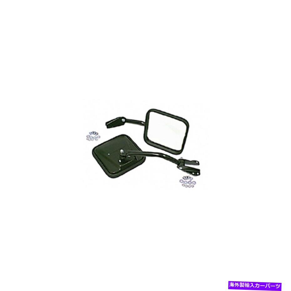 USミラー 頑丈なリッジ11001.03サイドミラーフィット55-86 CJ3 CJ5 CJ6 CJ7スクランブラーウィリー Rugged Ridge 11001.03 Side Mirror Fits 55-86 CJ3 CJ5 CJ6 CJ7 Scrambler Willys【並行輸入品】