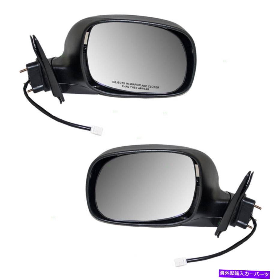 USミラー 新しいペアセットパワーサイドビューミラーガラスハウジング00-06トヨタツンドラトラック New Pair Set Power Side View Mirror Glass Housing for 00-06 Toyota Tundra Truck【並行輸入品】