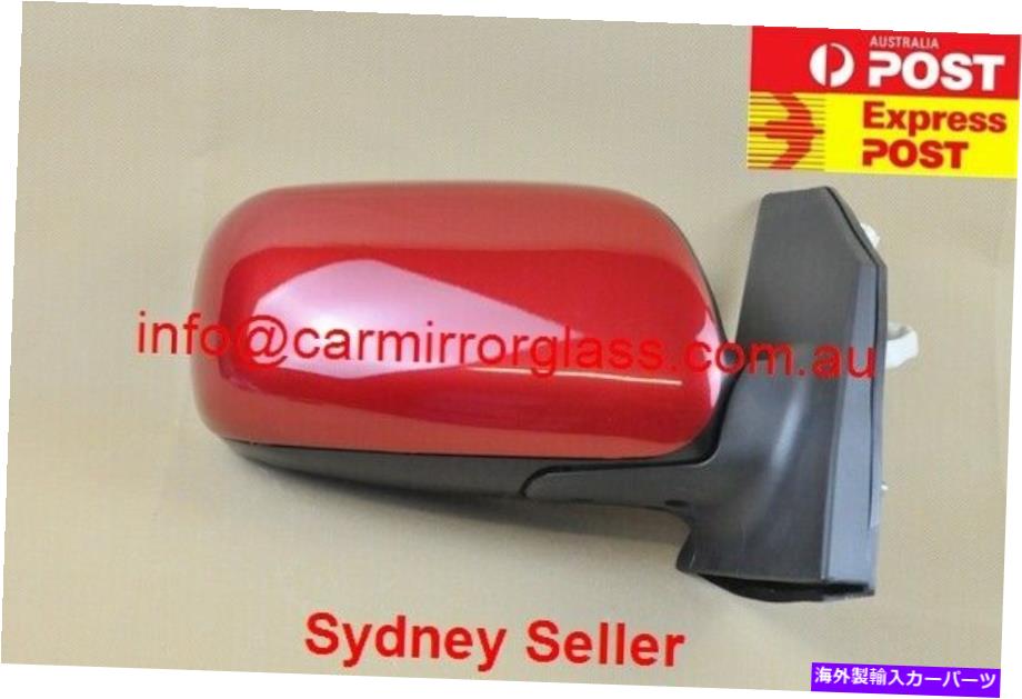 USミラー トヨタカローラの新しいドアミラー04/2004-02/2007 ZRE122（右側、赤） NEW DOOR MIRROR FOR TOYOTA COROLLA 04/2004-02/2007 ZRE122 (RIGHT SIDE, RED)【並行輸入品】