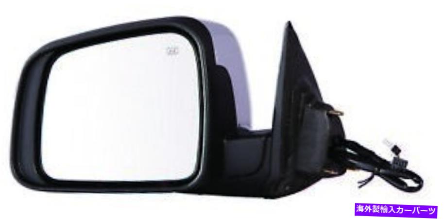 USミラー Dodge Durango 2011-2018ドアミラードライバーサイドの場合|パワー|加熱|クロム For Dodge Durango 2011 - 2018 Door Mirror Driver Side | Power | Heated | Chrome【並行輸入品】