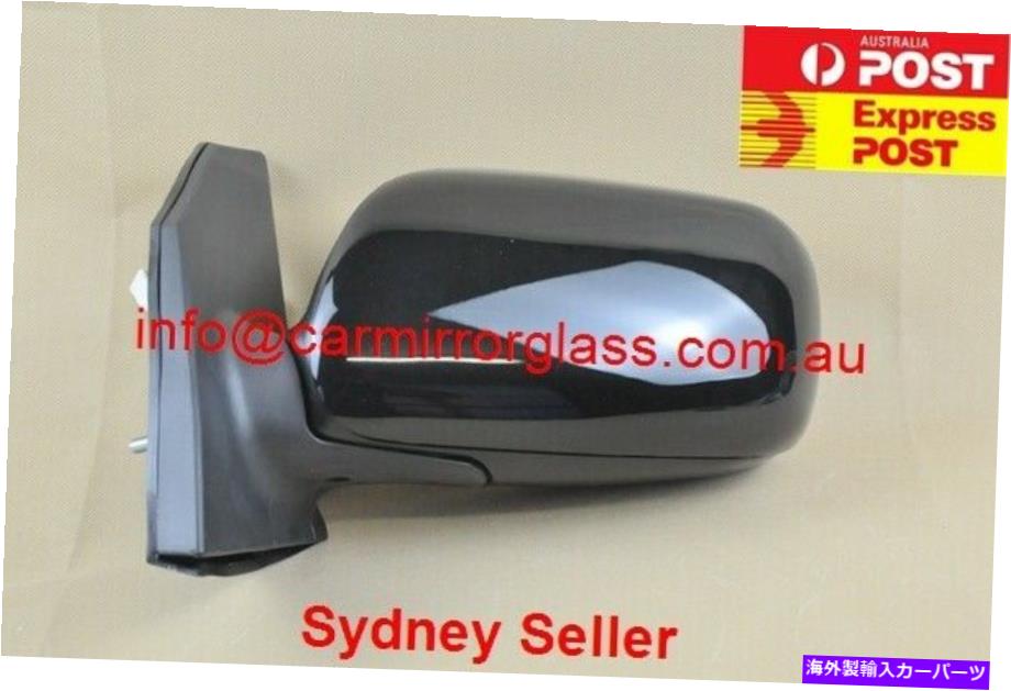 USミラー トヨタカローラの新しいドアミラー04/2004-02/2007 ZRE122（左側、黒） NEW DOOR MIRROR FOR TOYOTA COROLLA 04/2004-02/2007 ZRE122 (LEFT SIDE, BLACK)【並行輸入品】