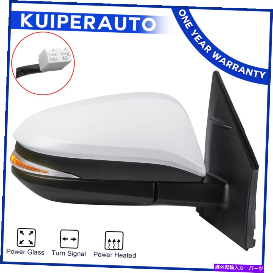 USミラー 1* 13-15の右側のパワー加熱ミラー13-15トヨタRav4 w/ ledターンライト7wires 1* Right Side Power Heated Mirror for 13-15 Toyota RAV4 w/ LED Turn Light 7wires【並行輸入品】