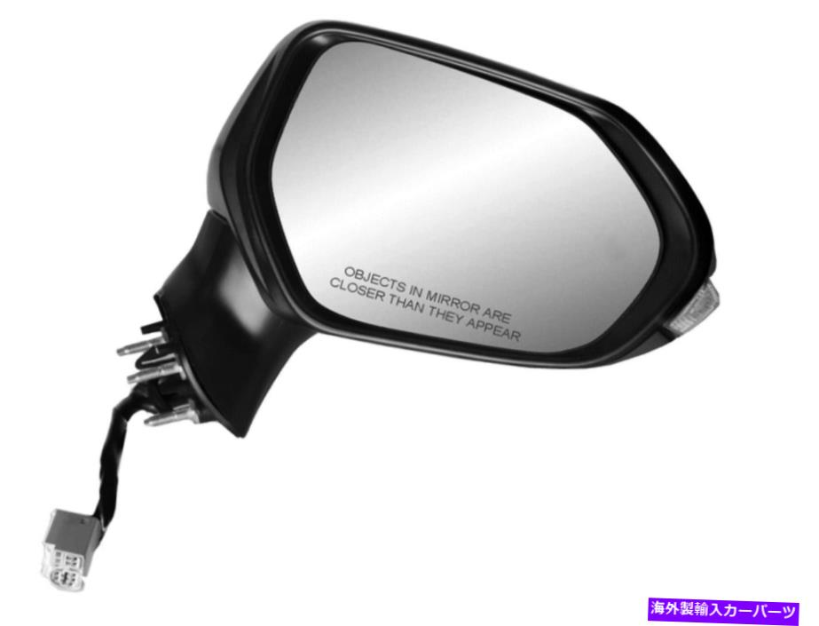 USミラー 2019-2022カローラ4D 5Dミラー加熱w/信号PTMキャップ乗客右側 For 2019-2022 COROLLA 4D 5D Mirror Heated W/ Signal PTM Cap Passenger Right Side【並行輸入品】