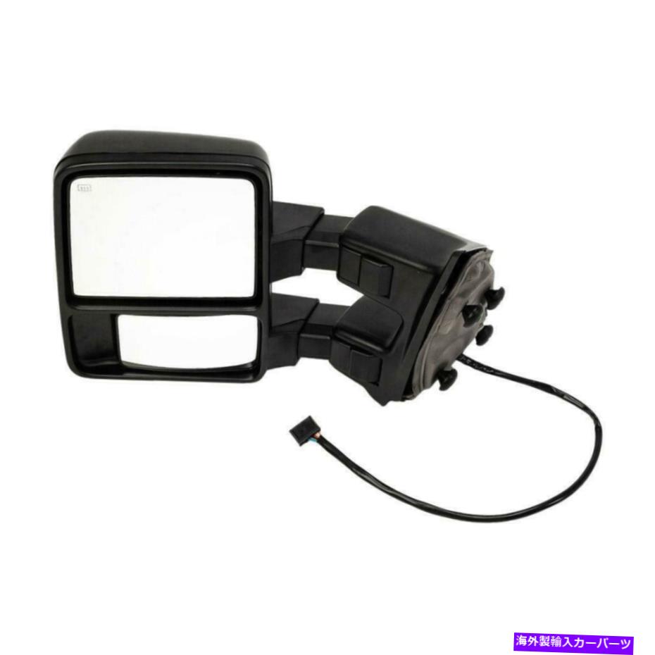 USミラー 08-16 FORD F250 F350 POWER加熱信号ドライバー左側LHのトウミラー Tow Mirror for 08-16 Ford F250 F350 Power Heated Signal Driver Left Side LH【並行輸入品】