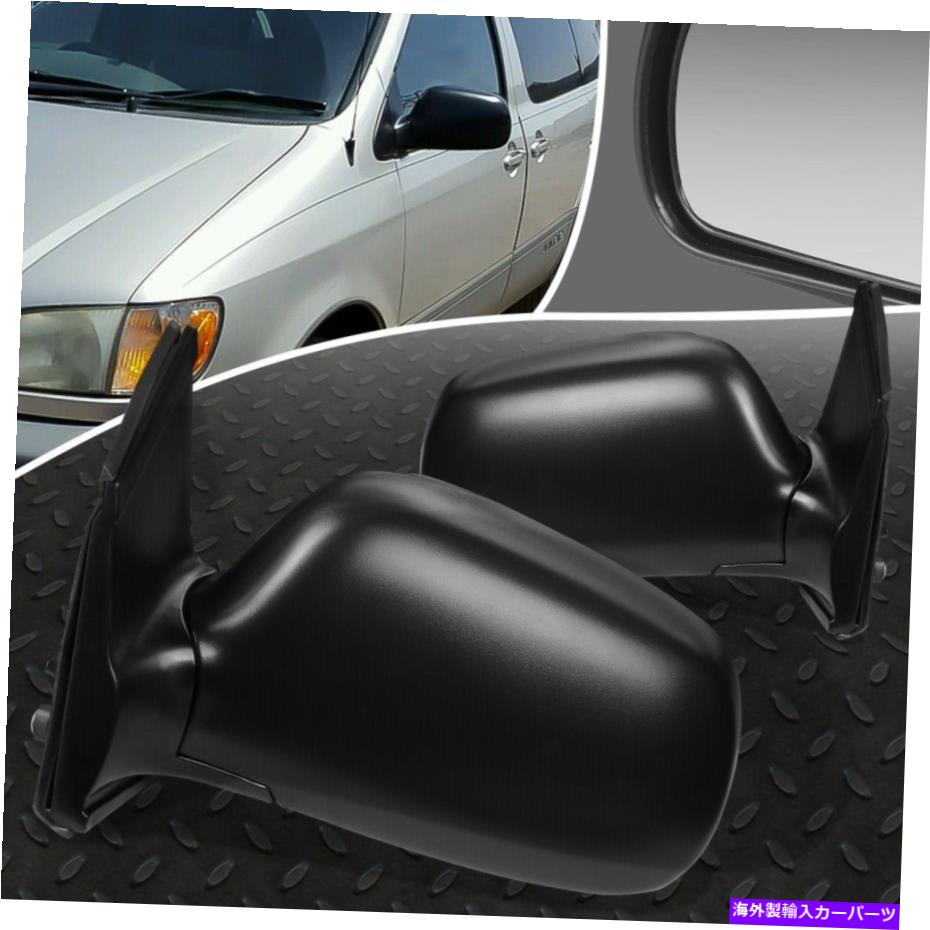 USミラー 98-03のトヨタシエナペアOEスタイルのパワーアジャッドサイドビュードアミラー FOR 98-03 TOYOTA SIENNA PAIR OE STYLE POWERED ADJUSTMENT SIDE VIEW DOOR MIRROR【並行輸入品】