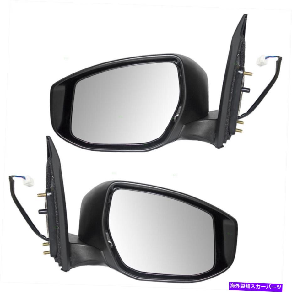 USミラー 新しいペアセットパワーサイドビューミラーグラスハウジング13 14 15日産セントラ New Pair Set Power Side View Mirror Glass Housing for 13 14 15 Nissan Sentra【並行輸入品】