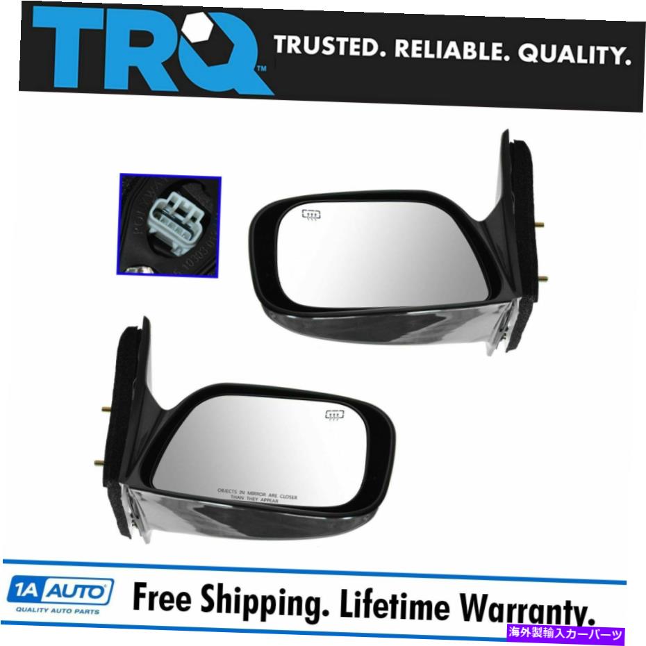 USミラー 97-01トヨタカムリ（日本モデル）に設定されたTRQパワー加熱サイドビューミラー TRQ Power Heated Side View Mirrors Pair Set for 97-01 Toyota Camry (Japan Model)【並行輸入品】