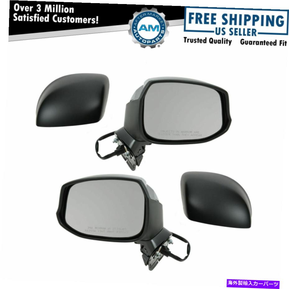 USミラー ミラーパワー加熱された黒いテクスチャペアlh rh sides for honda civic Mirror Power Heated Black Textured Pair LH RH Sides for Honda Civic【並行輸入品】