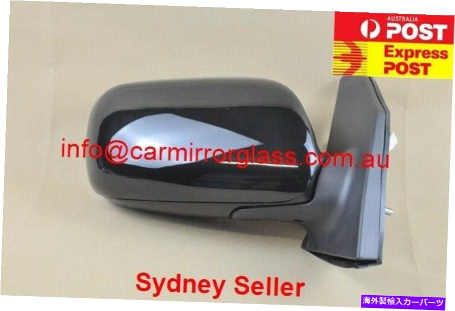 USミラー トヨタカローラの新しいドアミラー04/2004-02/2007 ZRE122（右側、黒） NEW DOOR MIRROR FOR TOYOTA COROLLA 04/2004-02/2007 ZRE122 (RIGHT SIDE, BLACK)【並行輸入品】